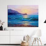 Canvas print Seascape painting