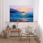 Canvas print Seascape painting