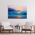 Canvas print Seascape painting