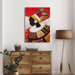 Canvas print Abstract African lady Framed canvas View 1 2
