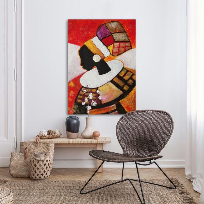 Canvas print, Abstract African lady