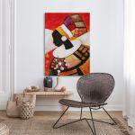 Canvas print, Abstract African lady