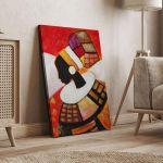 Πίνακας σε καμβά, Abstract African lady