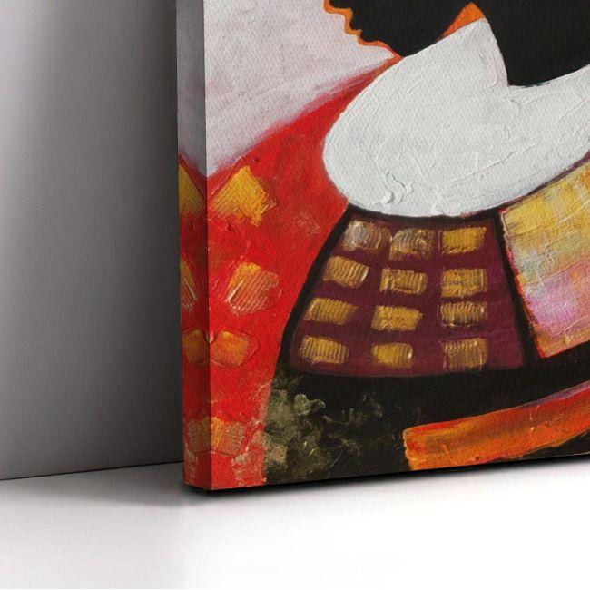 Canvas print, Abstract African lady