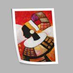 Abstract African lady, αφίσα, κάδρο