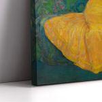 Canvas print Lady with yellow dress, Kurzweil M.