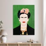 Πίνακας σε καμβά A plain painting of Frida