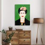 Canvas print A plain painting of Frida