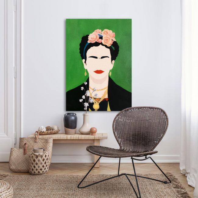 Πίνακας σε καμβά A plain painting of Frida