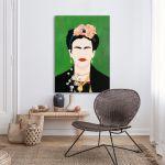 Πίνακας σε καμβά A plain painting of Frida
