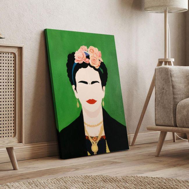 Πίνακας σε καμβά A plain painting of Frida