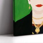 Πίνακας σε καμβά A plain painting of Frida