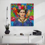 Canvas print Frida and nature