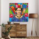Canvas print Frida and nature