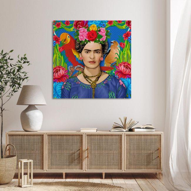 Πίνακας σε καμβά Frida and nature