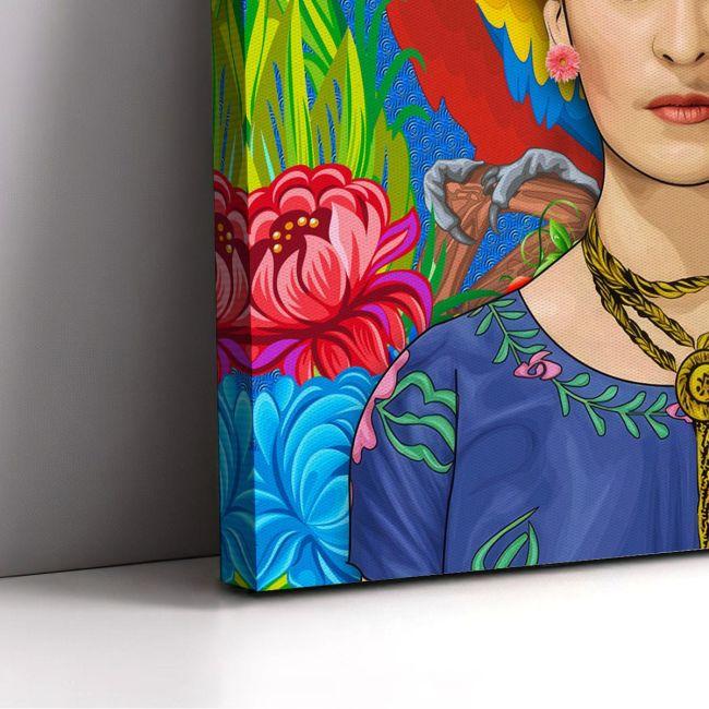 Canvas print Frida and nature