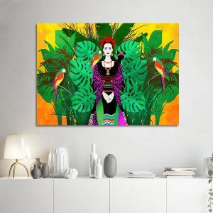 Πίνακας σε καμβά Frida in collage