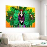 Canvas print, Frida in collage