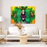 Canvas print, Frida in collage