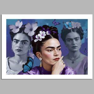 Frida in blue palette, poster 2