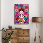 Canvas print Frida in vector