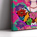 Canvas print Frida in vector