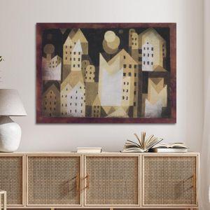 Canvas print Cold city, Klee P.