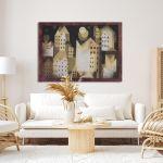 Canvas print Cold city, Klee P.