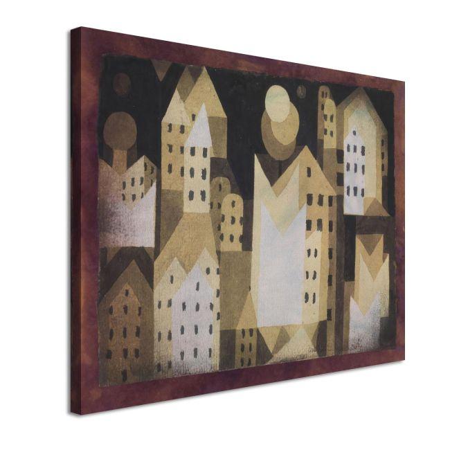 Canvas print Cold city, Klee P.