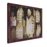 Canvas print Cold city, Klee P.