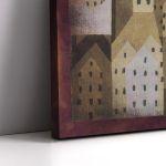 Canvas print Cold city, Klee P.