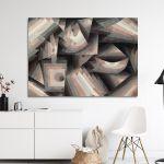 Canvas print Crystal gradation, Klee P.