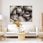 Canvas print Crystal gradation, Klee P.