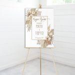 Canvas print Wedding Kalos irthate Pampas grass