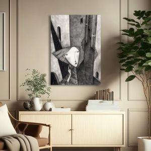 Canvas print Night strall Framed canvas View 1 2