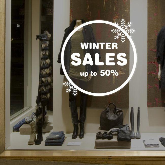 Αυτοκόλλητο εκπτώσεων Winter Sales, art 6