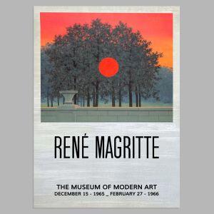 Πόστερ, Αφίσα Έκθεσης MoMA 1965 III, Magritte R 2