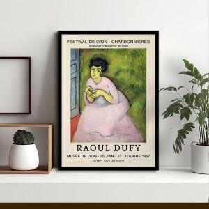 Exhibition Poster Musee de Lyon 1957, Dufy