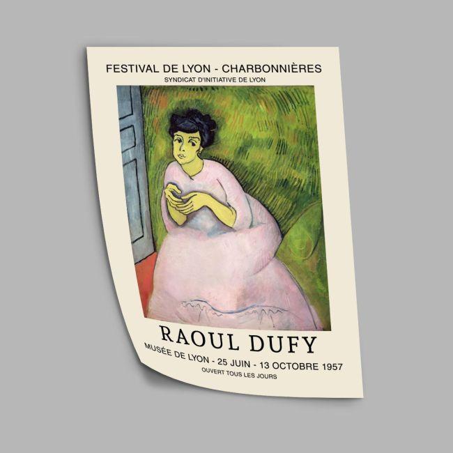 Exhibition Poster Musee de Lyon 1957, Dufy