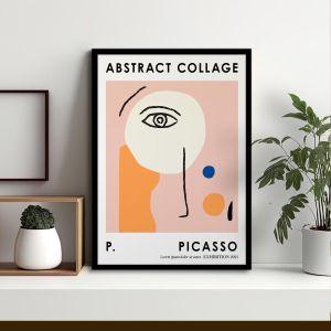 Exhibition poster, Abstract collage, Picasso 2021 I