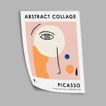 Exhibition poster, Abstract collage, Picasso 2021 I
