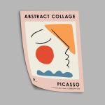 Exhibition poster, Abstract collage, Picasso 2021 II