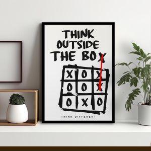 Think outside the box III, αφίσα, κάδρο
