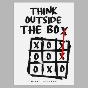 Poster Think outside the box III 2