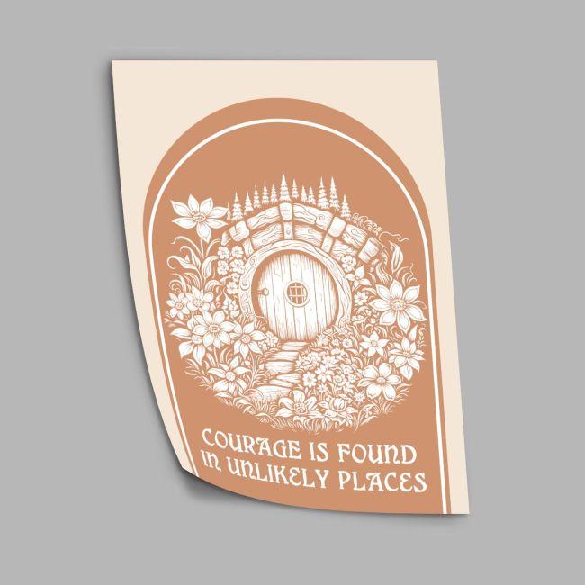 Courage is found, αφίσα, κάδρο