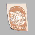 Courage is found, αφίσα, κάδρο