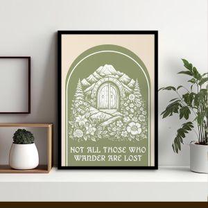 Not all those who wonder, poster