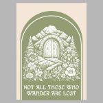 Not all those who wonder, poster