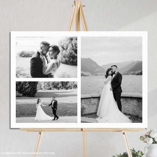 Canvas print Stickers labels Photos collage art I