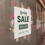 Spring sticker, Spring Sale Blooming Flowers 1